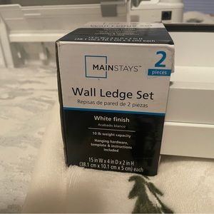 Wall ledge set. Never used.